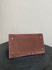 The Row Tote Margaux Seude Chocolate 38 x 24 x 27 cm - 5