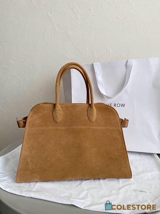 The Row Tote Margaux Seude Brown 38 x 24 x 27 cm - 1