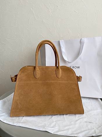 The Row Tote Margaux Seude Brown 38 x 24 x 27 cm