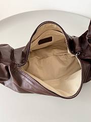 Lemaire Medium Soft Croissant Bag In Rouge 18 cm - 2