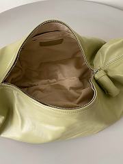 Lemaire Medium Soft Croissant Bag In Dusty Sage Green 18 cm - 2
