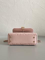 Chanel 23k Flap Bag Pink 19 x 8 x 12 cm - 3