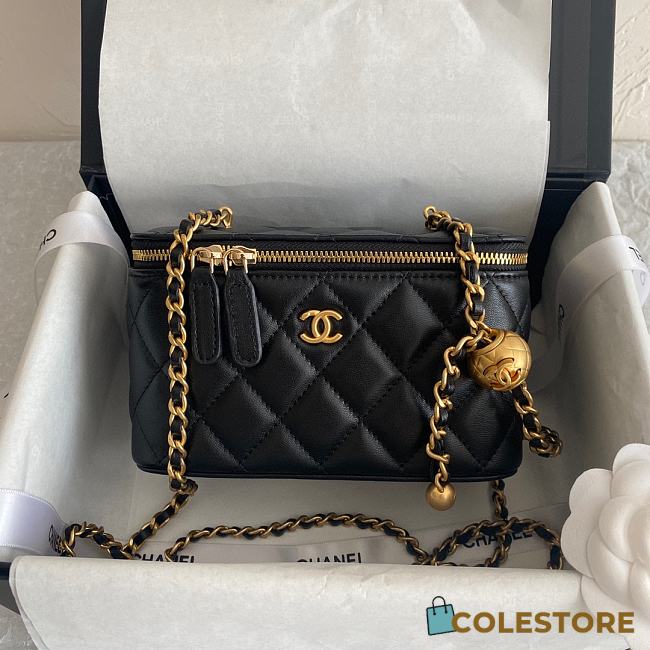 Chanel Medium Classic Box Black 16 x 8 x 10 cm - 1