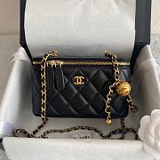 Chanel Medium Classic Box Black 16 x 8 x 10 cm - 1