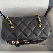 Chanel Medium Classic Box Black 16 x 8 x 10 cm - 2