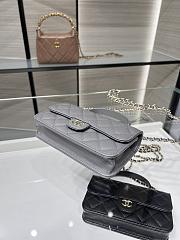 Chanel 24a Flap Bag Grey 20 cm - 6