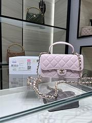 Chanel 24a Flap Bag Pink 20 cm - 1