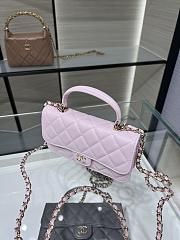 Chanel 24a Flap Bag Pink 20 cm - 5