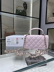Chanel 24a Flap Bag Pink 20 cm - 4
