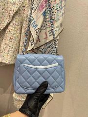 Chanel 24a Flap Bag Blue 20 cm - 3