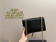 Saint Laurent Kate Tassel Meidum Shoulder Bag Black 22 x 14 cm - 5