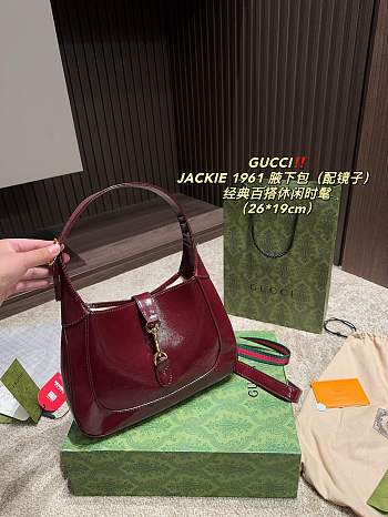 Gucci Jackie 1961 Rouge 26 x 19 cm