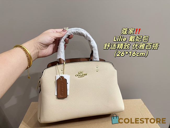 Coach Lilie Beige 26 x 16 cm  - 1
