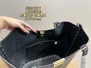 Valentino Garavani Rockstud Logo Detailed Shoulder Bag Black 31 x 29 cm - 2