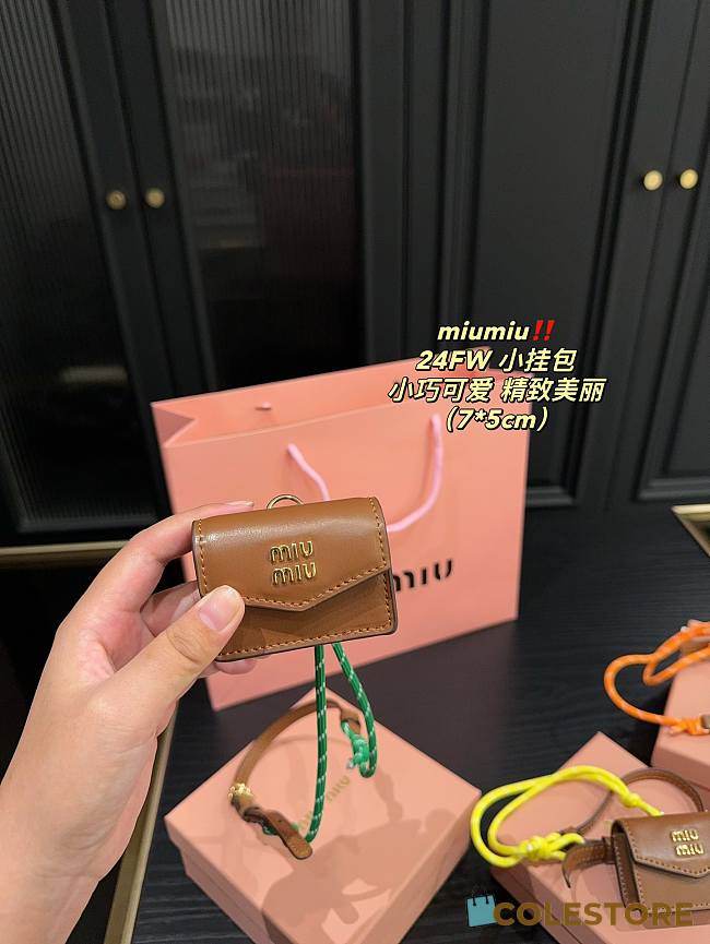 Miu Miu Mini Bag Brown 7 x 5 cm - 1