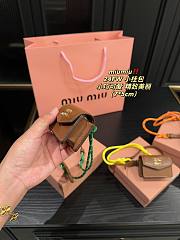 Miu Miu Mini Bag Brown 7 x 5 cm - 3