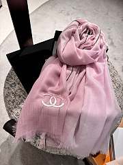 Chanel Pink Scarf - 1