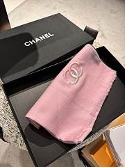Chanel Pink Scarf - 5