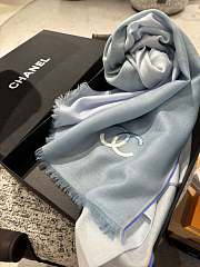 Chanel Blue Scarf  - 3