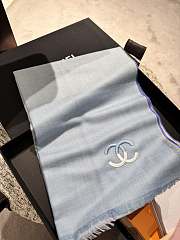 Chanel Blue Scarf  - 5