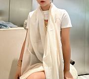 Chanel Beige Scarf 90 x 200 cm - 1