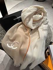 Chanel Beige Scarf 90 x 200 cm - 4