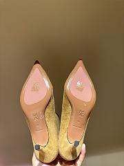 Amina Muaddi Suede Brown Boots  - 4