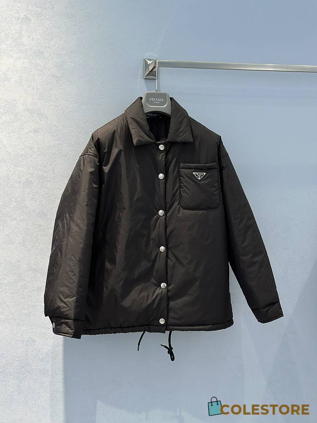 Prada Re-Nylon Black Coat  - 1