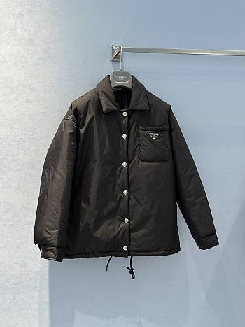 Prada Re-Nylon Black Coat 