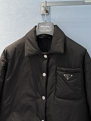 Prada Re-Nylon Black Coat  - 3