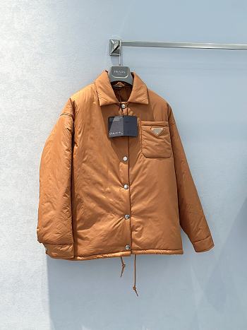 Prada Re-Nylon Brown Coat