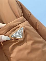 Prada Re-Nylon Brown Coat - 5