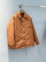 Prada Re-Nylon Brown Coat - 3