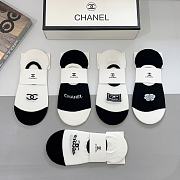 Chanel Black/ White Socks - 5