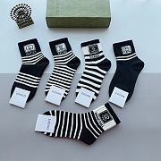 Gucci Black And White Socks - 1