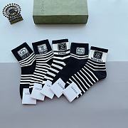Gucci Black And White Socks - 6