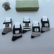 Gucci Black And White Socks - 5