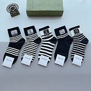 Gucci Black And White Socks - 3