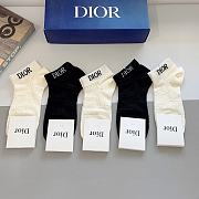 Dior Black And White Socks - 1
