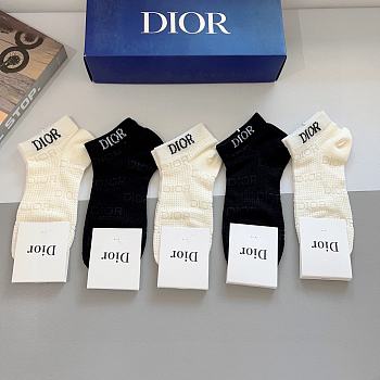Dior Black And White Socks