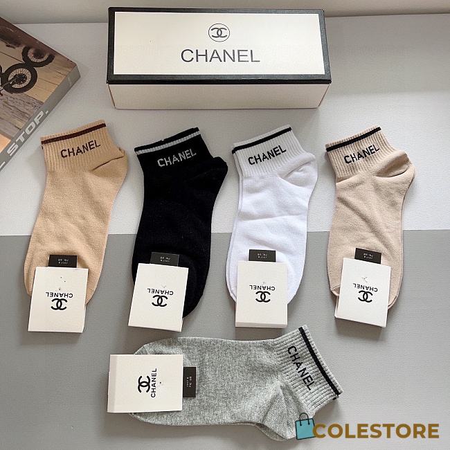 Chanel Multicolor Socks 02 - 1