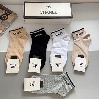 Chanel Multicolor Socks 02