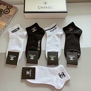 Chanel Black And White Socks - 6