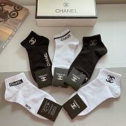 Chanel Black And White Socks - 3