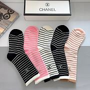 Chanel Stripe Socks - 4