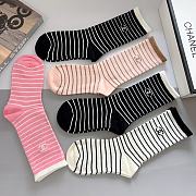 Chanel Stripe Socks - 2