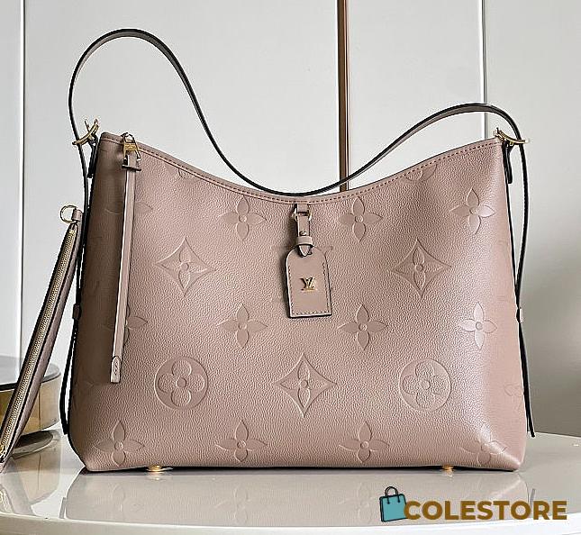 Louis Vuitton CarryAll MM Monogram Empreinte Leather in Beige 39 x 30 x 15 cm  - 1