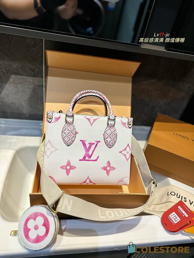 Louis Vuitton OnTheGo Pink 25 cm - 1