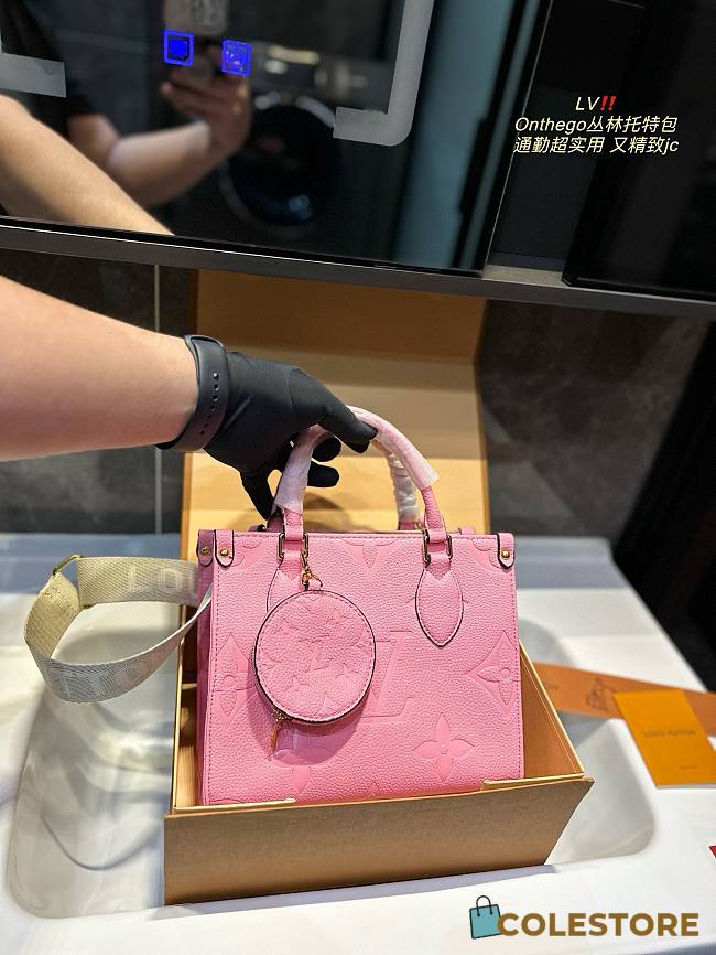 Louis Vuitton On The Go Pink 25 cm - 1