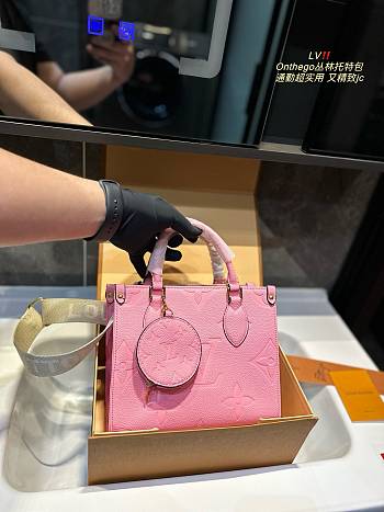 Louis Vuitton On The Go Pink 25 cm